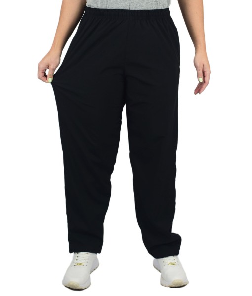 Calça Sem forro Feminina Tactel com elastano Preta